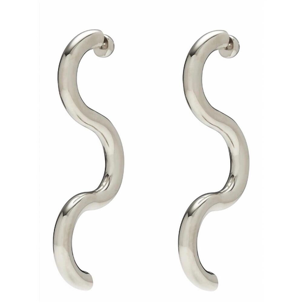 NEW LADY GREY women's serpentine earrings in silver